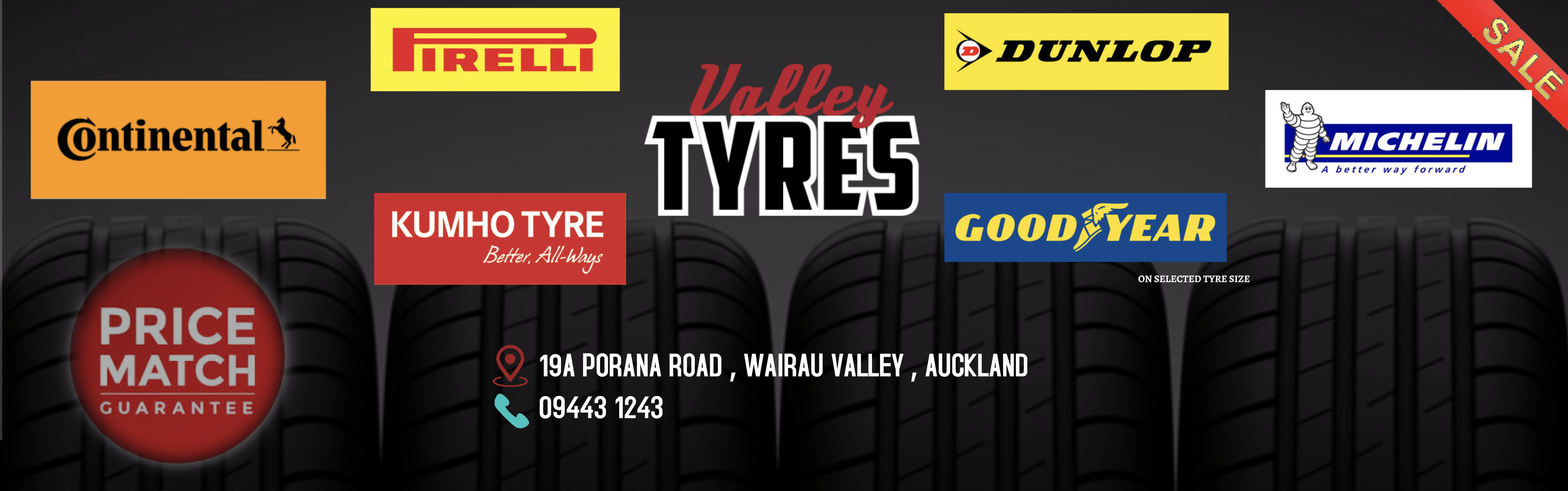Valley Tyres Buy 3 Get 1 Free Sales